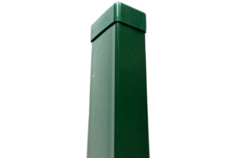 Poplastovaný sloupek 60x40 pro panelový plot s průběžnou objímkou